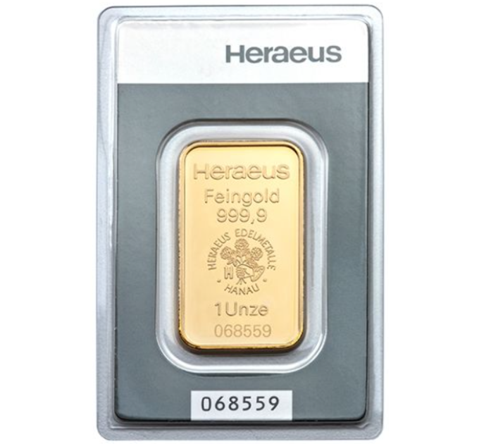 31,1g Heraeus-kultaharkko