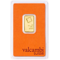 5g Valcambi-kultaharkko
