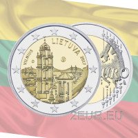 Liettua 2 euroa UNC 2017 - Vilna