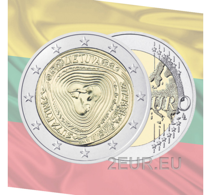 Liettua 2 euroa UNC 2019 - Sutartines