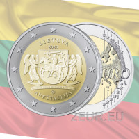 Liettua 2 euroa UNC 2020 - Aukštaitija