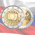 Slovakia 2 euroa UNC 2015 - EU-lipun 30-vuotispäivä