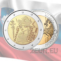 Slovenia 2 euroa UNC 2014 - 600 vuotta Celjen Barbaran kruunaamisesta