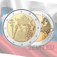Slovenia 2 euroa UNC 2014 - 600 vuotta Celjen Barbaran kruunaamisesta
