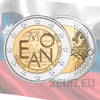 Slovenia 2 euroa UNC 2015 - 2000 vuotta Emonan perustamisesta - Ljubljana