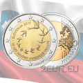 Slovenia 2 euroa UNC 2017 - 10 vuotta euron käyttöönotosta