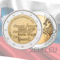 Slovenia 2 euroa UNC 2020 - Adam Bohoričin 500. syntymäpäivä