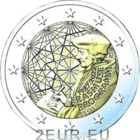 Viro 2 euroa UNC 2022 - 35 vuotta Erasmusta