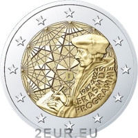 Saksa 2 euroa UNC 2022 - 35 vuotta Erasmusta  - F - Stuttgart