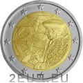 Kreikka 2 euron rulla 2022 – Erasmus-ohjelman 35 vuotta
