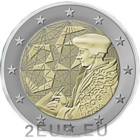 Liettua 2 euroa UNC 2022 - 35 vuotta Erasmus