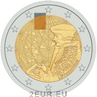 Luxemburg 2 euroa UNC 2022 - 35 vuotta Erasmus