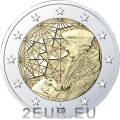 Portugali 2 euroa UNC 2022 - 35 vuotta Erasmus