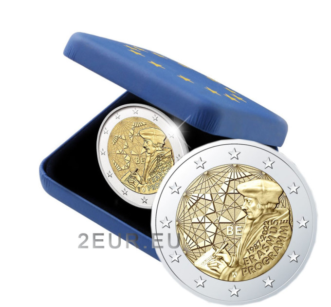 Belgia 2 euroa proof 2022 - 35 vuotta Erasmus