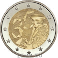 Slovakia 2 euroa UNC 2022 - 35 vuotta Erasmusta