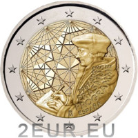 Espanja 2 euroa UNC 2022 - 35 vuotta Erasmus