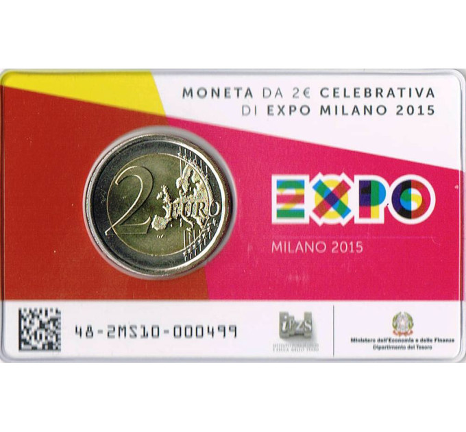 Italia 2 euron BU 2015 - Expo Milan