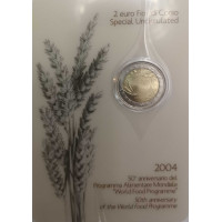Italia 2 euron BU 2004 - 40 vuotta World Food Program