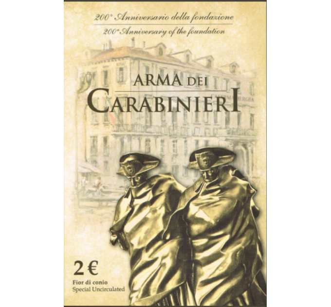 Italia 2 euron BU 2014 - KARABINIERS