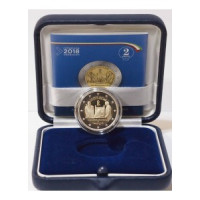 Italian 2 euron proof 2018 - Italian tasavallan perustuslaki 70 vuotta