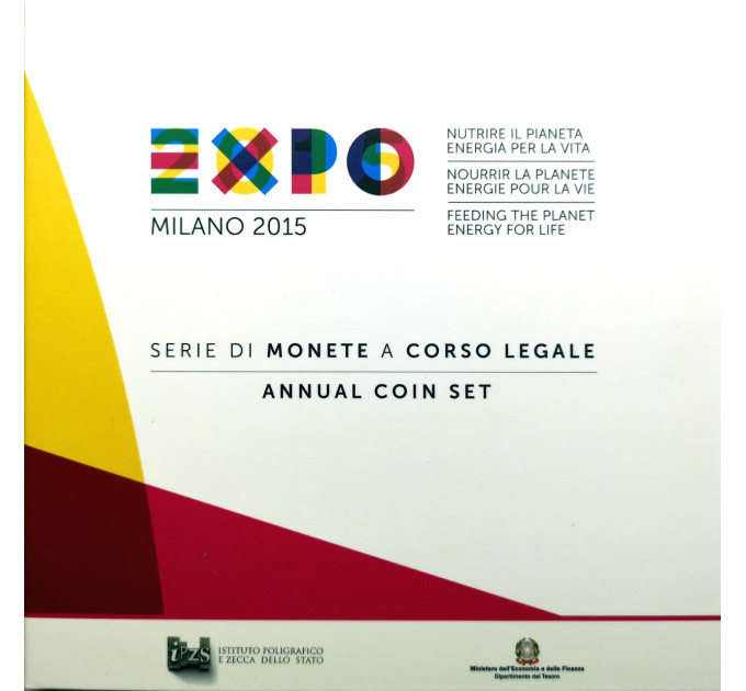 Italia 2015 - Euro set BU - "Expo Milan"
