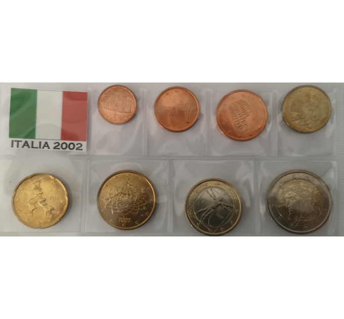 Italia euro set UNC 2002