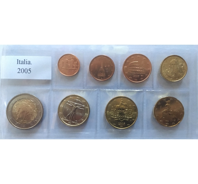 Italia euro set UNC 2005