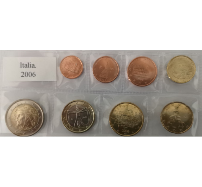 Italia euro set UNC 2006