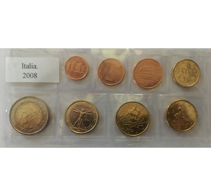 Italia euro set UNC 2008