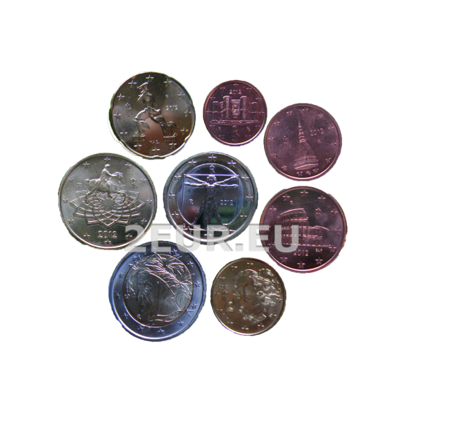Italia euro set UNC 2012