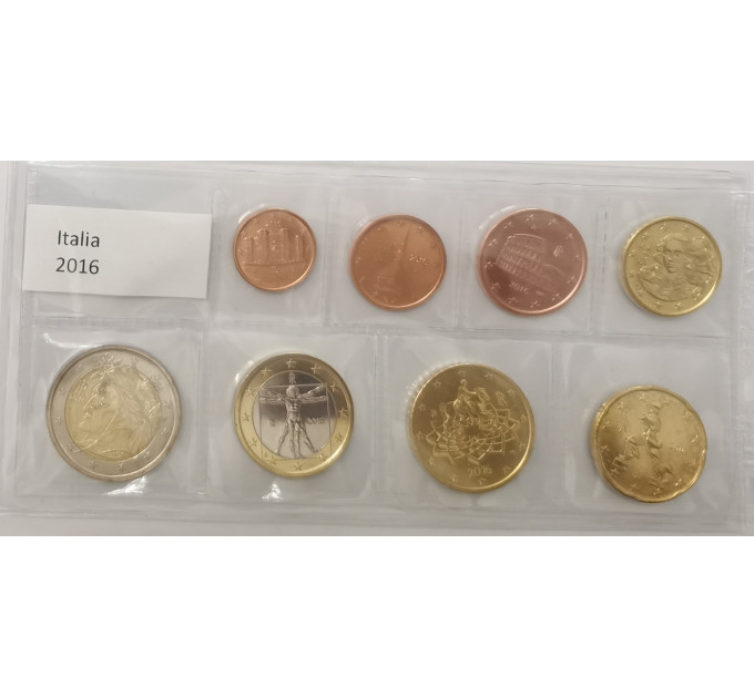 Italia euro set UNC 2016