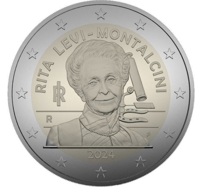 Italia 2 euron UNC 2024 - Rita Levi-Montalcini